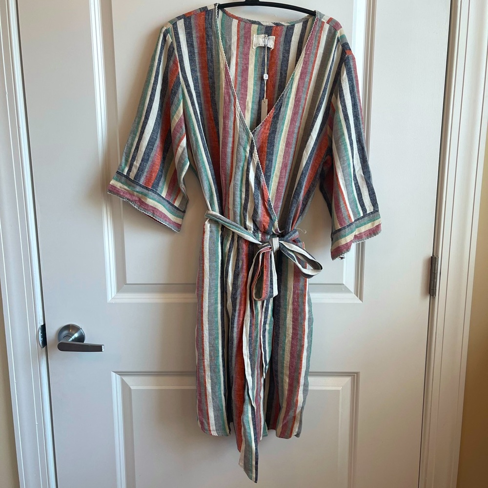 Caslon womens wrap dress size L